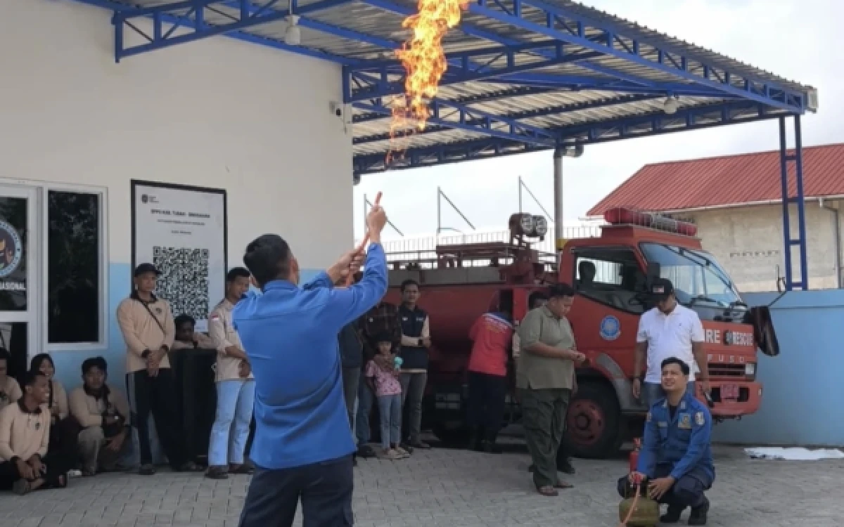 SPPG Mulyorejo Tuban Gandeng Damkar, Edukasi Relawan soal Mitigasi Kebakaran
