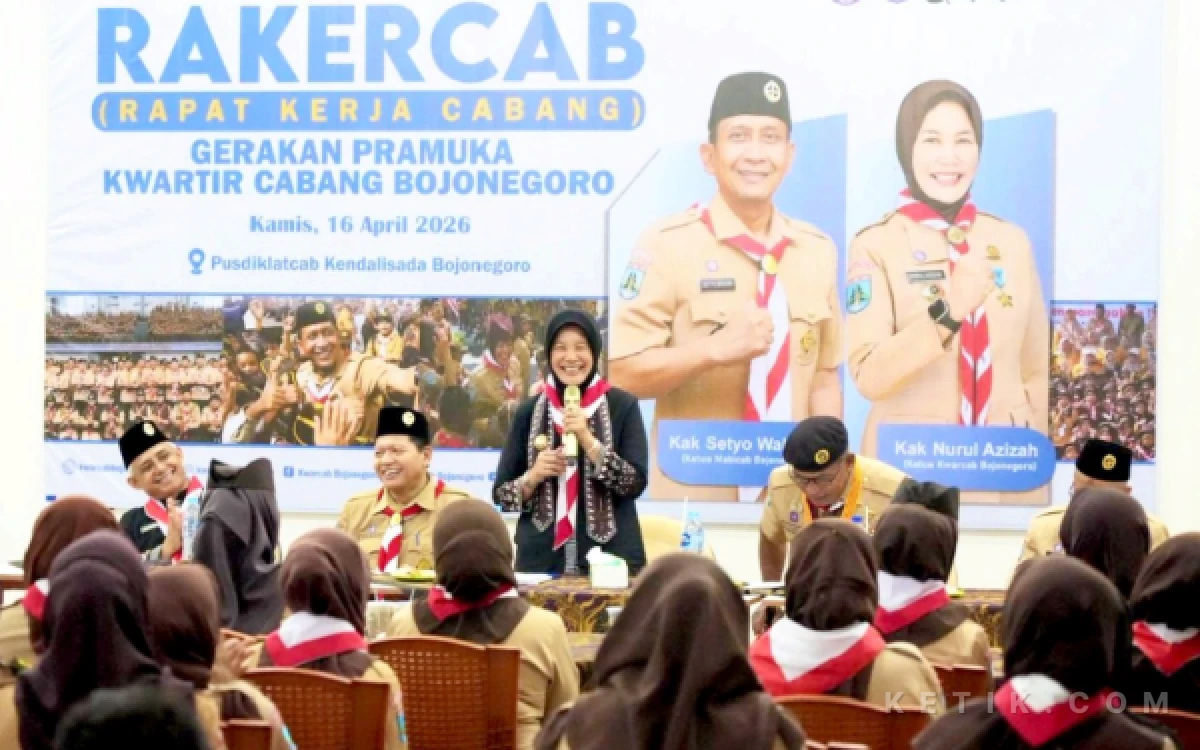 Thumbnail Berita - Wabub Bojonegoro Nurul Azizah sebut Pramuka sebagai Mitra Pembangunan