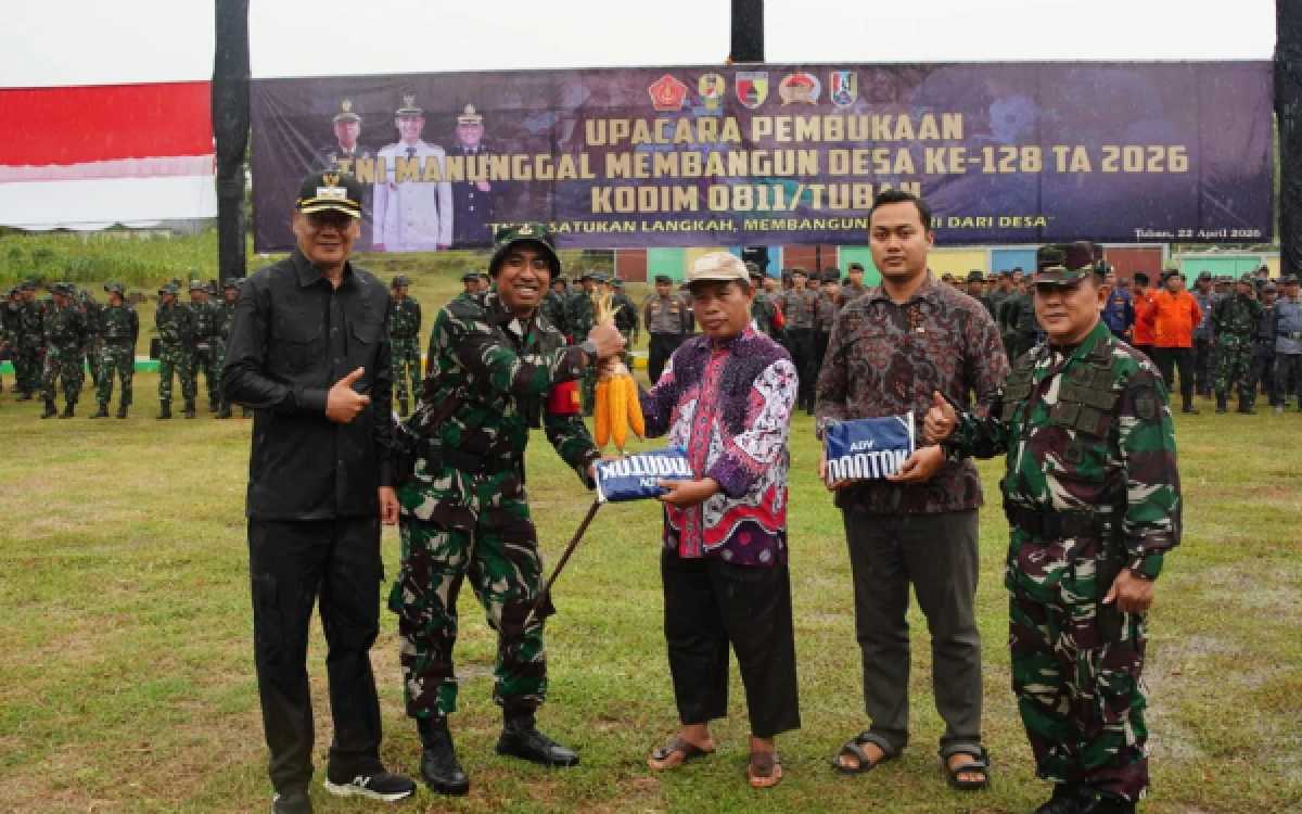 TMMD Ke 128 Tahun 2026 Kodim 0811 Dipusatkan di Semanding Tuban, Ini Sasarannya