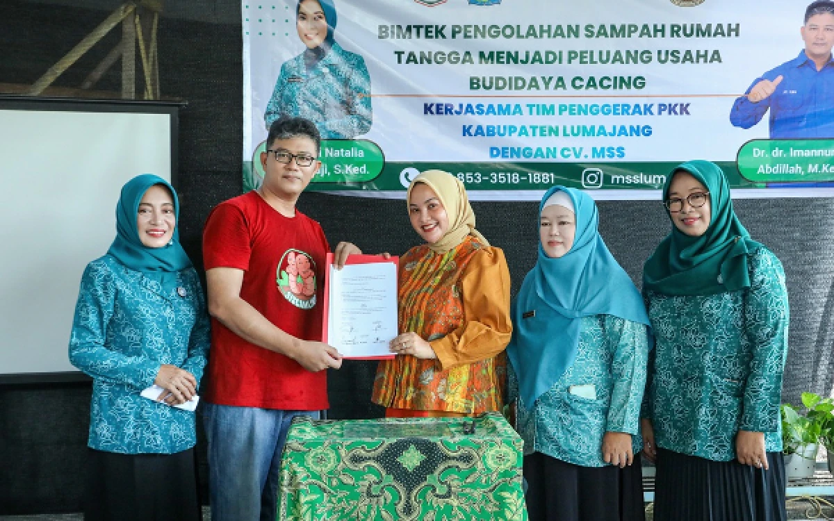 Thumbnail Berita - Soal Sampah, PKK Lumajang Dorong Ekonomi Sirkular dari Rumah