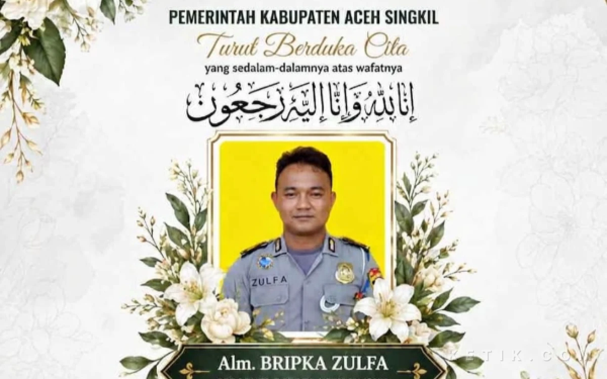 Thumbnail Berita - Anggota Polres Wafat Saat Upacara HUT ke-27 Aceh Singkil, Suasana Berubah Duka