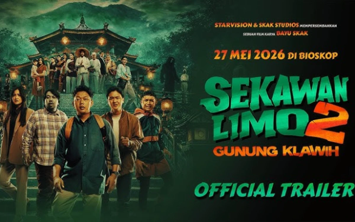Thumbnail Berita - Film Komedi Horor 'Sekawan Limo 2 Gunung Klawih' Tayang di Bioskop Mei 2026