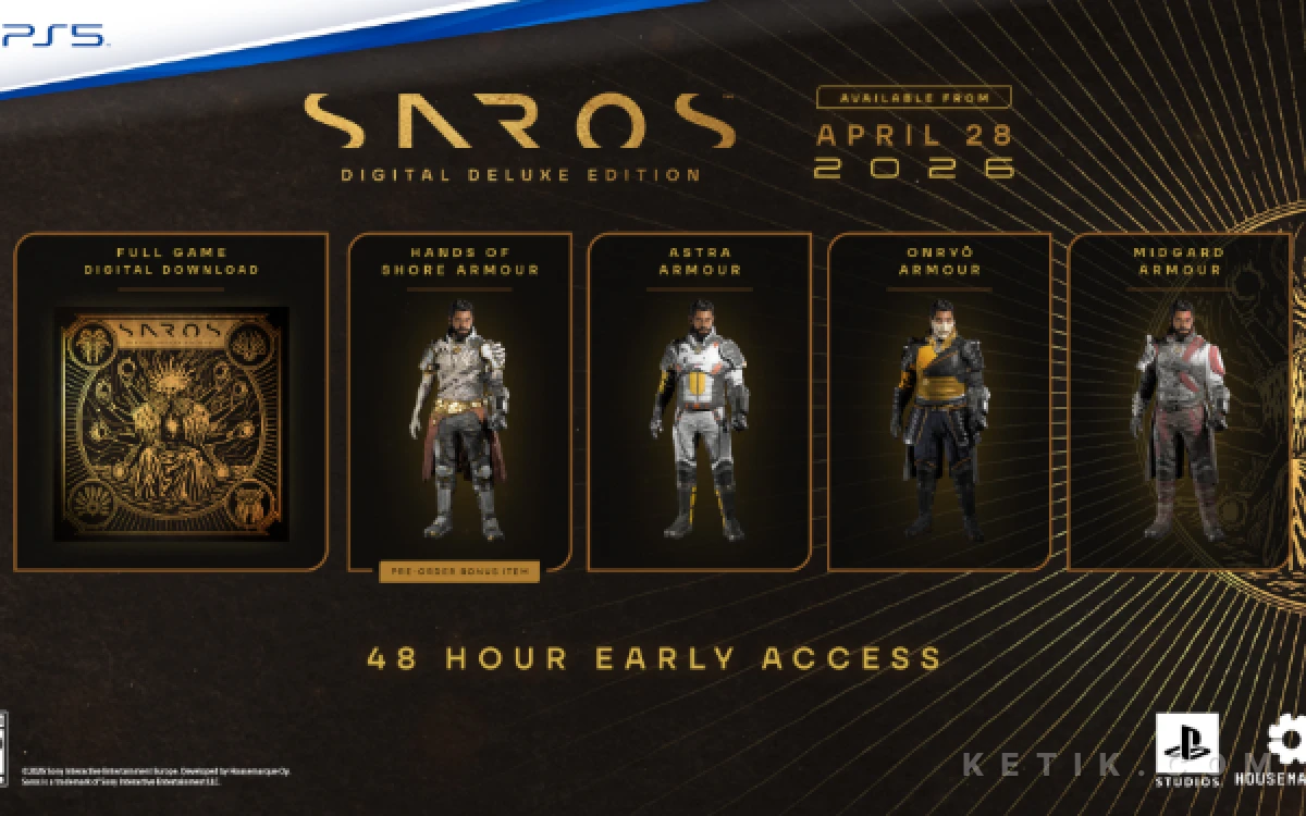 Thumbnail Berita - Housemarque Umumkan Bakal Rilis Game Sci-Fi PS5 'SAROS' pada 28 April 2026