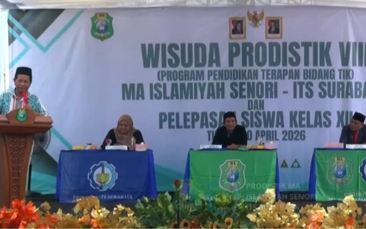 Thumbnail Berita - MA Islamiyah Senori Tuban Wisuda 167 Siswa Prodistik, Cetak Lulusan Pintar Ngaji dan Jago IT