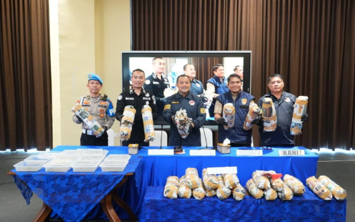 Thumbnail Berita - Polda Sumsel Bongkar Ladang Ganja Seluas 20 Hektare, Temukan 220 Kg Ganja Siap Edar