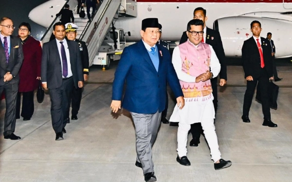 Thumbnail Prabowo Tiba di New Delhi, Hadiri Perayaan Hari Republik India Ke-76