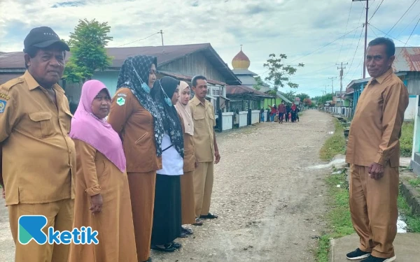 Thumbnail Berita - Pemdes Sambiki Halmahera Selatan Gelar Apel Pagi dan Pemeriksaan Kesehatan Gratis