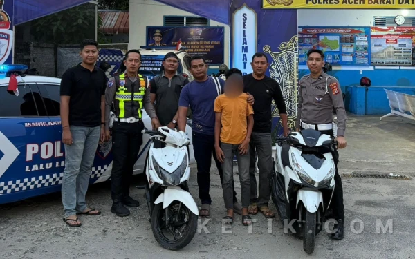 Satlantas Polres Abdya Amankan Balap Liar, Remaja Bawah Umur Diamankan