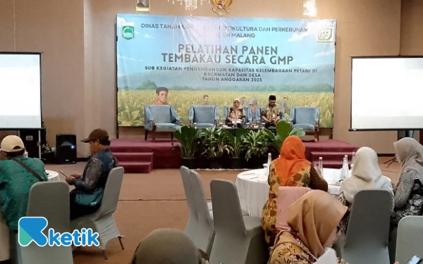 Thumbnail Berita - Gunakan DBHCHT, DTPHP Kabupaten Malang Beri Pelatihan Panen bagi Petani Tembakau
