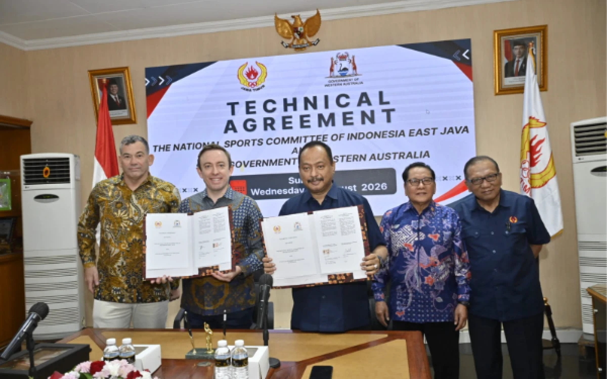 Thumbnail Berita - ‎Dongkrak Prestasi Atlet, KONI Jatim Jalin Kerja Sama dengan Australia Barat