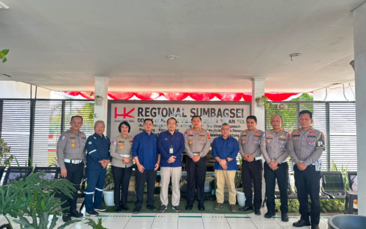 Thumbnail Berita - Jelang Libur Nataru, Ditlantas Polda Sumsel dan Hutama Karya Matangkan Persiapan Tol Palembang–Betung