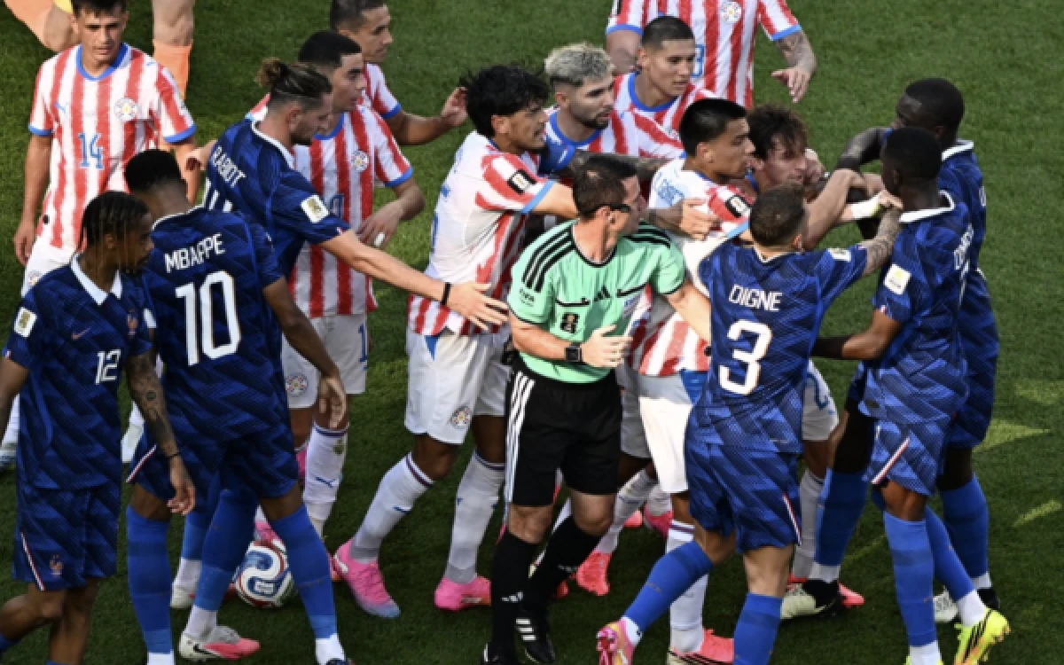 Thumbnail Berita - Prancis Segel Perempat Final! Lewati Hadangan Permainan Keras Paraguay
