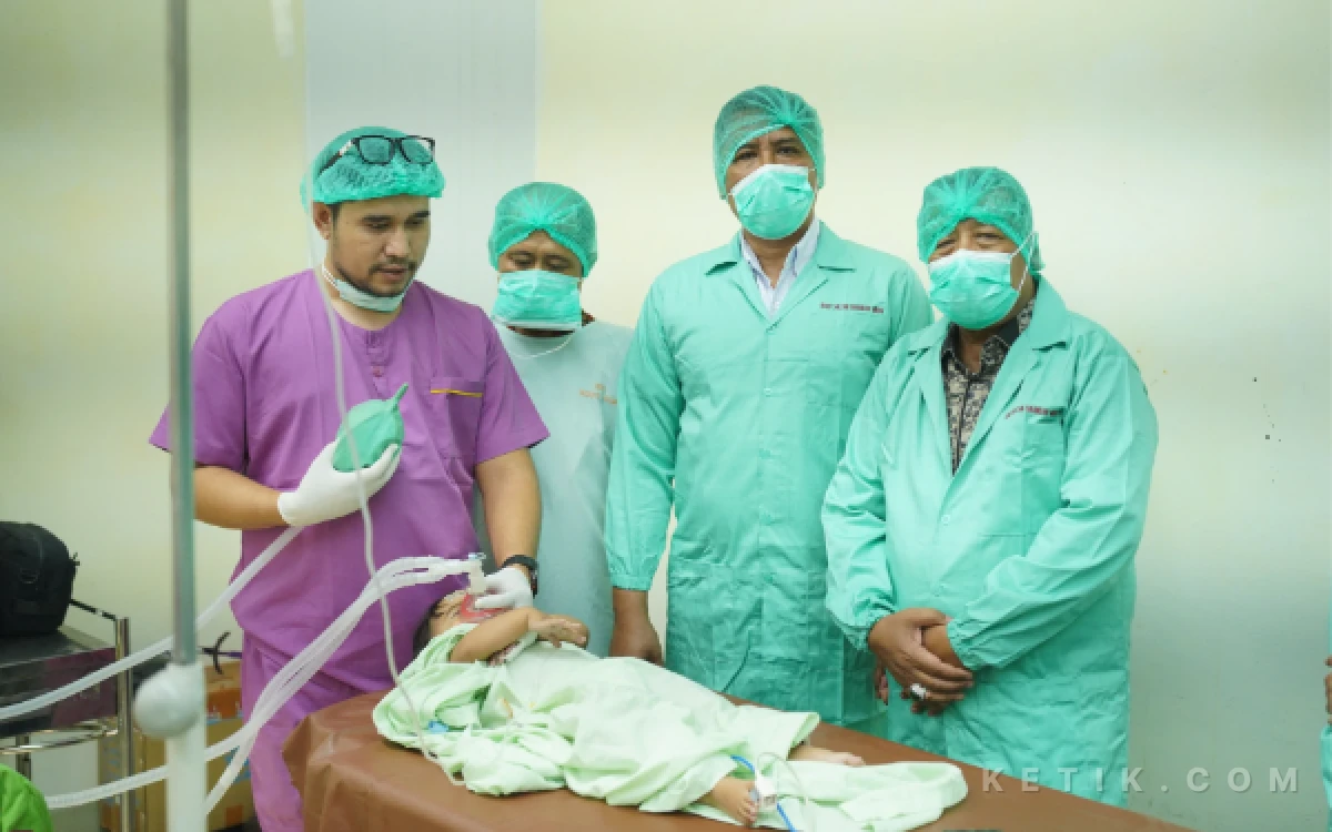 Thumbnail Berita - Operasi Bibir Sumbing Gratis Buka Harapan Baru bagi Belasan Pasien di Nagan Raya