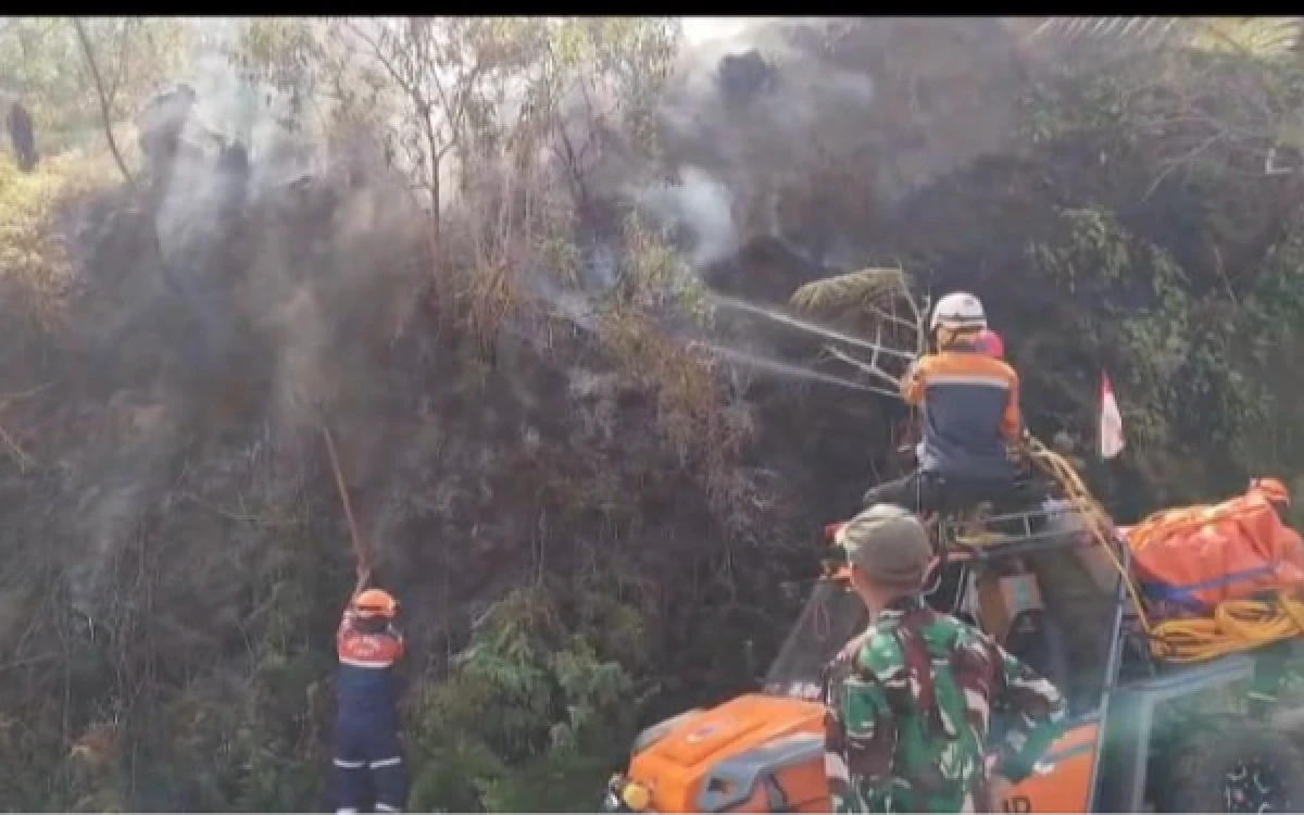 Thumbnail Berita - Kebakaran Bromo Padam, Delapan Titik Hotspot Jadi Fokus Pembasahan
