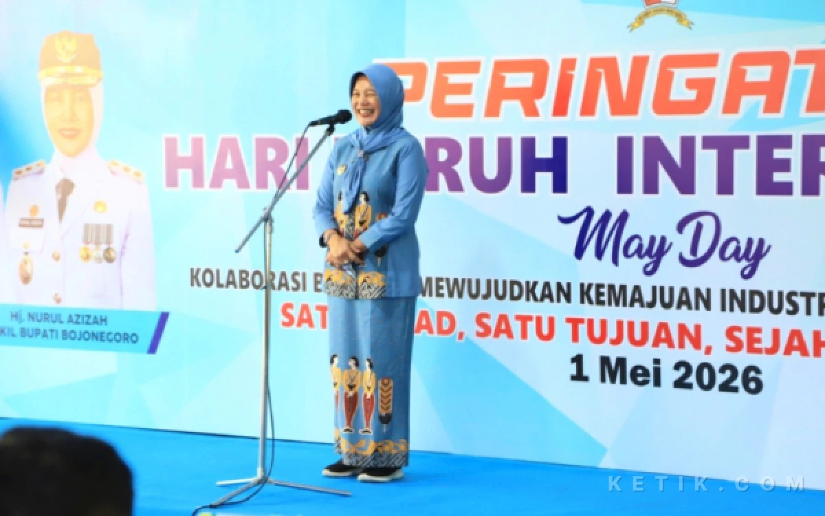 Thumbnail Berita - May Day 2026 di Bojonegoro Jadi Ajang Perkuat Hubungan Industrial