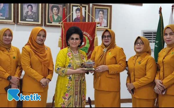 Terima Kunjungan Wabup Muara Enim, Ketum Kowani Nanny Hadi Tjahjanto Ajak GOW Fokus Pemberdayaan Perempuan