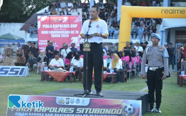 Thumbnail Berita - Semarak Hari Bhayangkara ke-79, Polres Situbondo Gelar Berbagai Turnamen Olahraga