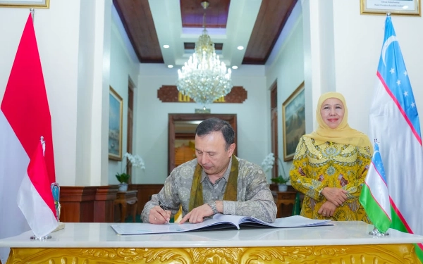 Penjajakan "Sister Province" Jatim dan Samarkand, Gubernur Khofifah Komitmen Perkuat Bilateral
