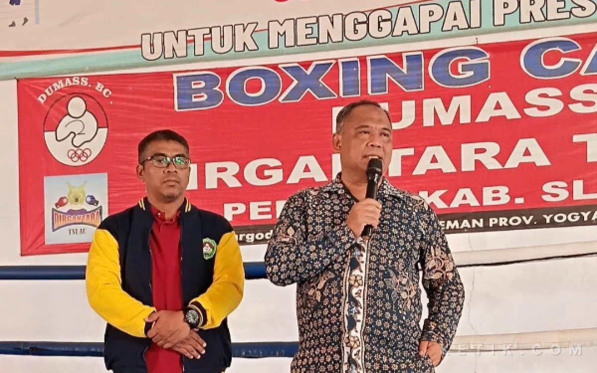 Thumbnail Berita - Bupati Harda Kiswaya Buka Kejurkab Tinju Sleman 2026