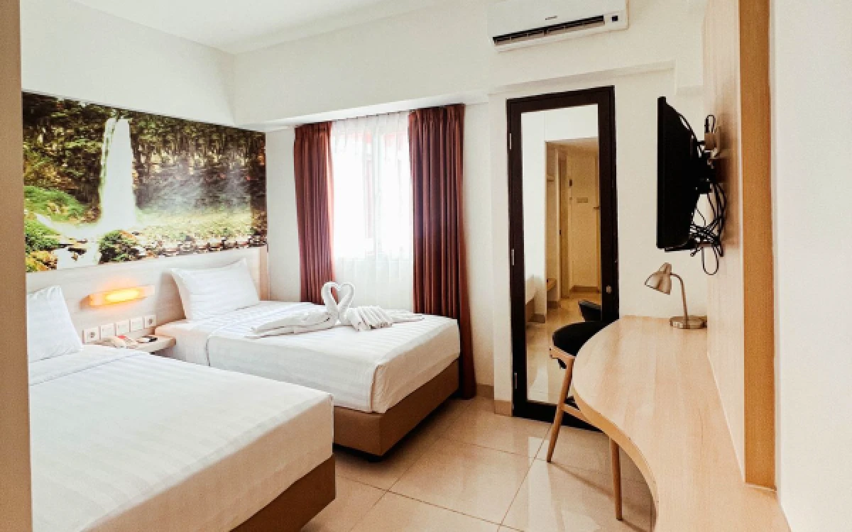 Foto Kamar The Himana Hotel Malang yang nyaman dengan suasana tenang. (Foto: The Himana Hotel Malang for Ketik.com)