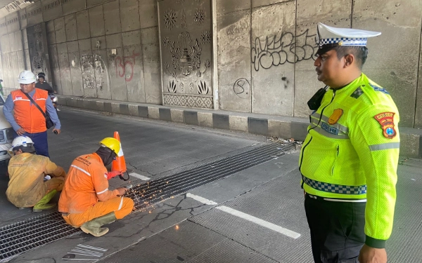 Hati-hati! Ada Perbaikan di Underpass Karanglo Kabupaten Malang
