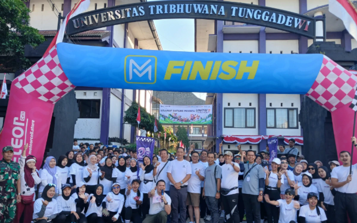 Thumbnail Berita - Dies Natalis ke-25, Unitri Malang Gelar Fun Walk dan Fun Run, Dorong Kontribusi Tridharma Lebih Luas
