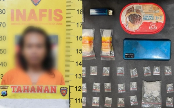 Thumbnail Berita - Polres Malang Tangkap Pria Pengedar 33 Poket Sabu Asal Banyuwangi