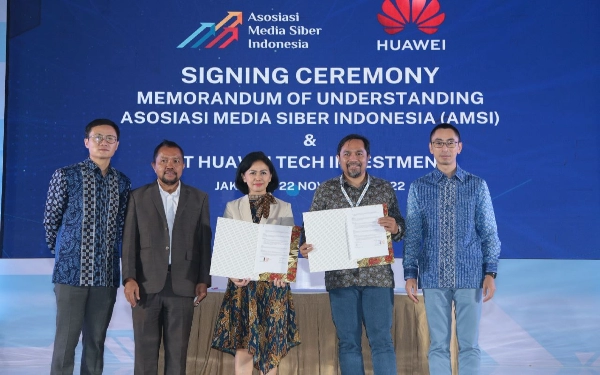 Huawei dan AMSI Bersinergi Tingkatkan Kecakapan Digital Media Siber