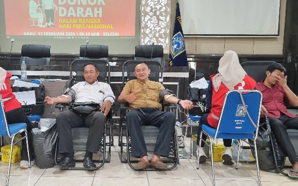 Aksi Donor Darah Tandai Peringatan HPN 2025 di Sleman