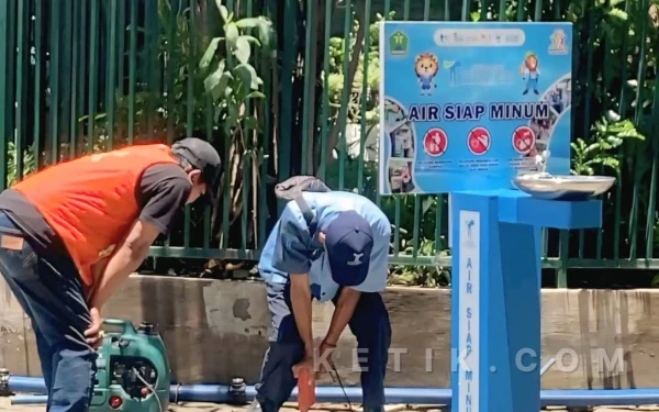 Sukseskan Mujahadah Kubro 1 Abad NU, Tugu Tirta Kota Malang Siapkan Ratusan Titik Air Minum