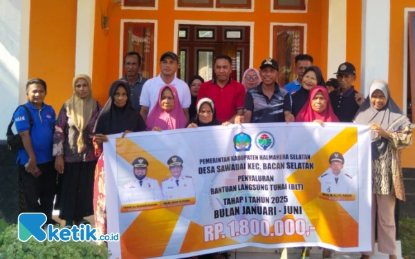 Thumbnail Berita - Pemdes Sawadai Halmahera Selatan Salur BLT Tahap I 2025