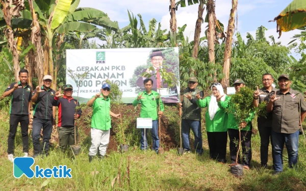 Tanam Seribu Pohon! Bukti DPC PKB Kabupaten Malang Gercep Selamatkan Lingkungan