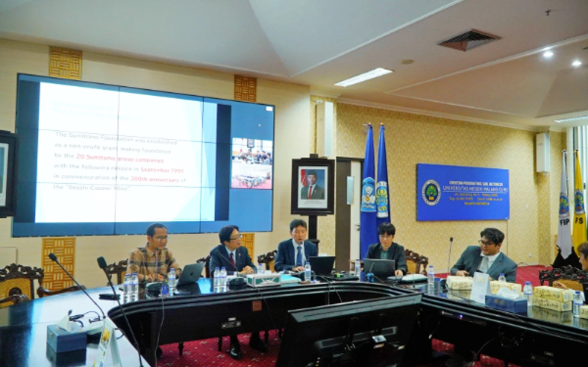 Thumbnail Berita - Buka Peluang Riset Global, UM Gandeng Sumitomo Foundation Jepang Berburu Hibah Internasional