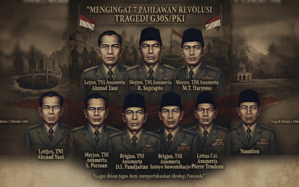 Thumbnail Berita - Kronologi G30S 1965, dari Penculikan Perwira hingga Penemuan Jenazah di Lubang Buaya
