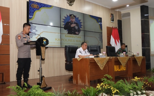 Thumbnail Matangkan Pengamanan Mudik Lebaran, Polres Malang Gelar Rakor Lintas Sektoral