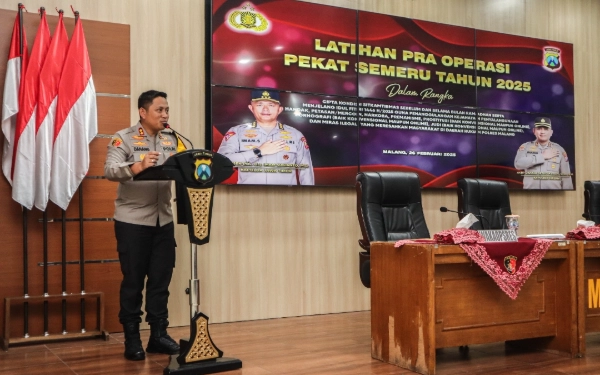 Thumbnail Jaga Ramadhan Kondusif, Polres Malang Basmi Kejahatan Melalui Operasi Pekat Semeru