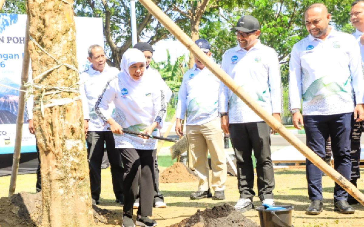 Thumbnail Berita - Memperingati Hari Lingkungan Hidup Sedunia 2026, Khofifah Pimpin Aksi Bersih Sampah dan Tanam Pohon Bersama 1.125 Peserta