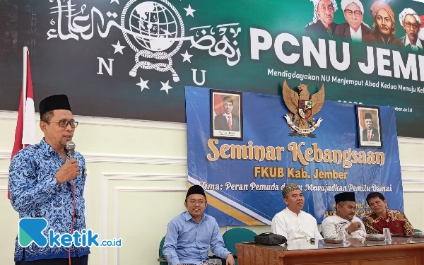 Thumbnail Sasar Pemuda Lintas Agama, FKUB Jember Ajak Masyarakat Jaga Pemilu 2024