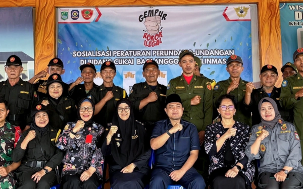 Bea Cukai dan Pemkab Malang Sosialisasikan Pemanfaatan DBHCHT bagi Satlinmas