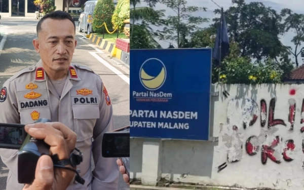 Thumbnail Muncul Aksi Vandalisme 'Adili Jokowi' di Kabupaten Malang, Polisi Lakukan Investigasi