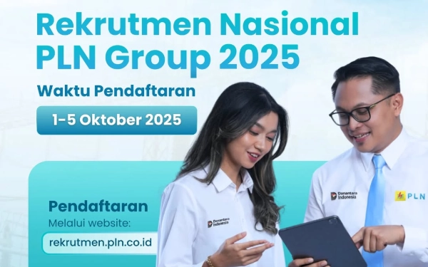 Thumbnail Berita - Rekrutmen PLN Group 2025 Resmi Dibuka Hari Ini, Cek Cara Daftar dan Persyaratan