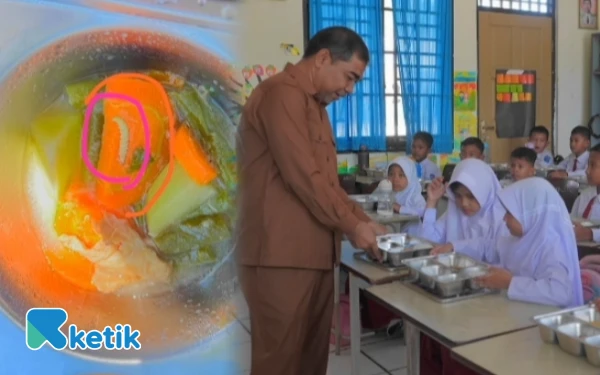 Thumbnail Berita - Usai Temuan Ulat di Sayur, Plt Sekda Abdya Tinjau Langsung Program MBG