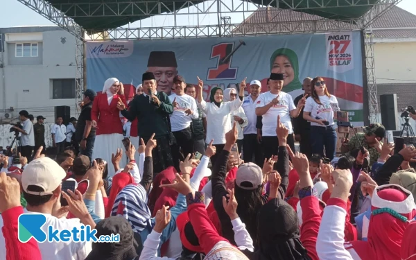 Thumbnail Paslon Sanusi-Lathifah Launching Timses Pilbup Malang, Ada Eks Pejabat Pemkab