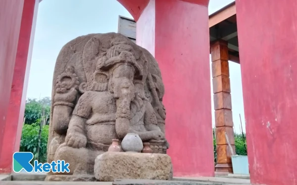 Thumbnail Arca Ganesha Torongrejo, Ikhtiar Warga Batu Kuno Redam Amuk Sungai Brantas