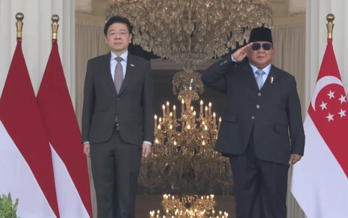 Thumbnail Berita - Prabowo Terima Kunjungan PM Singapura di Istana Merdeka, Bahas 26 Kesepakatan Kerja Sama