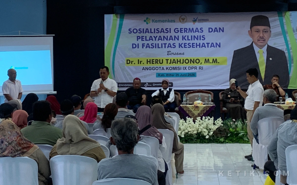 Thumbnail Berita - Heru Tjahjono Ajak Warga Blitar Manfaatkan Cek Kesehatan Gratis, Tekankan Pentingnya Cegah Penyakit Sejak Dini