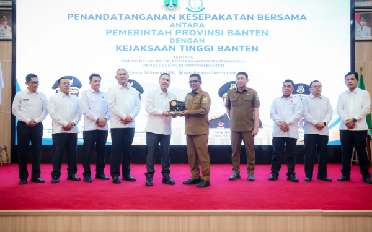 Thumbnail Berita - Gubernur Andra Soni Gandeng Kejati Banten, Perkuat Komitmen Tata Kelola Bersih dan Bebas Korupsi