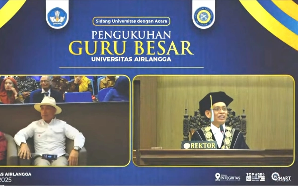 Thumbnail Berita - Arum Sabil Hadiri Pengukuhan Gubes Unair, Apresiasi Prof Lilis  Kendalikan Pencemaran Mikroplastik