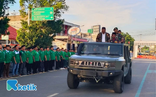 Thumbnail Berita - Deklarasi Patriot Ketahanan Pangan, GP Ansor Situbondo Gelar Apel Akbar dengan TNI Polri