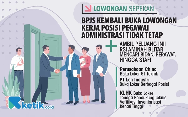 Lowongan Kerja Sepekan: BPJS Kesehatan dan KLHK Membuka Kesempatan